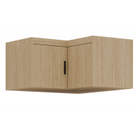 Nadstawka 98 cm narożna na szafę TRINO 2D Pawlacz dąb olejowany